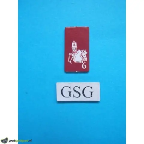 Kaartje kapitein rood nr. 60939-02