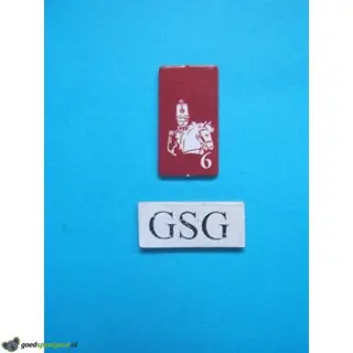 Kaartje kapitein rood nr. 60939-02