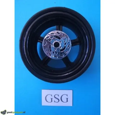 Motorfiets achterwiel kompleet nr. 16499