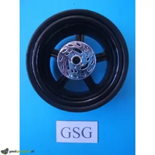 Motorfiets achterwiel kompleet nr. 16499