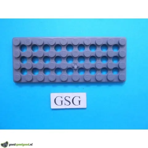 Grondplaat 10x4 (F2) grijs nr. 16484