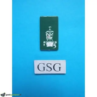 Kaartje luitenant groen nr. 60931-02