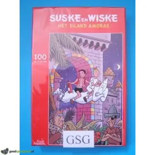 Suske en Wiske het eiland Amoras 100 st nr. 21065-01