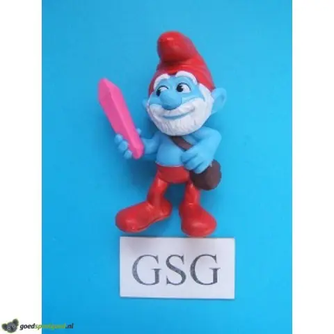 Grote Smurf met kristal nr. 50349-02