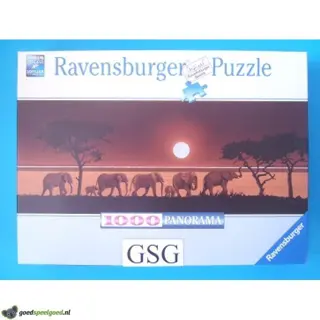 Olifanten op de savanne 1000 st nr. 15 110 3