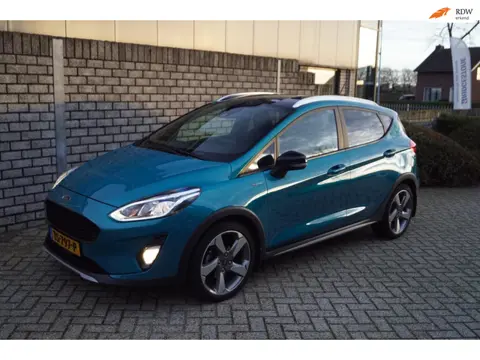 Ford Fiesta 1.0 EcoBoost Vignale 5 DRS Autom Half Leder Sportst Stoel/Stuur Voorruitverw Navi Camera