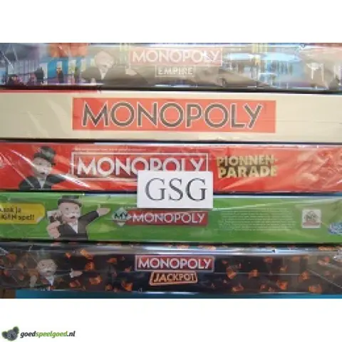 Monopoly set van 5 spellen nr. 61089-00