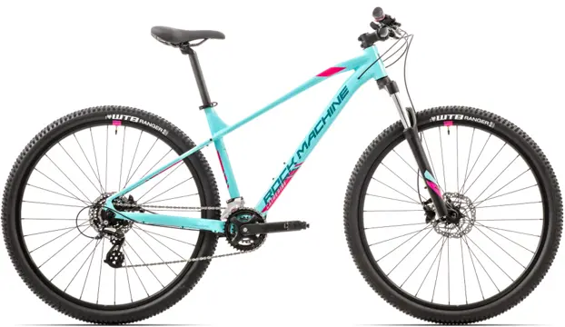 Rock Machine Catherine 10 29 Inch XS Unisex 14V Hydraulische schijfrem Turquoise