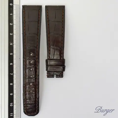A.Lange &amp; Sohne Brown Leather Croco Strap
