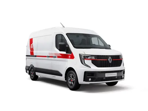 Renault Master E-Tech Red Exclusive, inclusief lm Velgen, bumper in kleur. Stoere uitvoering 3 jaar 