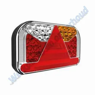 Achterlicht rechts Led 6 funct. (10 mtr. kabel)