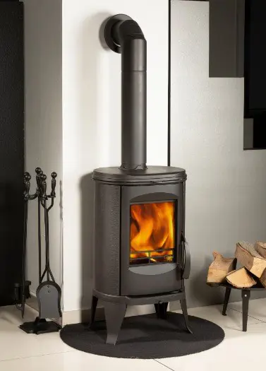 Rond/ Ovale gietijzeren Houtkachel Sirius