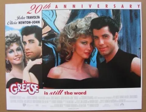 GREASE 20TH ANNIVERSARY lobbycard set.