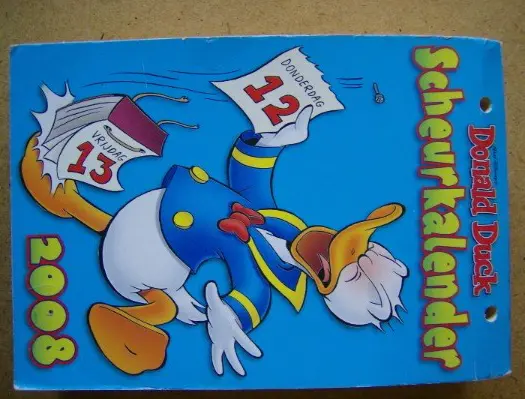 Donald duck scheurkalender 2008 adv6094