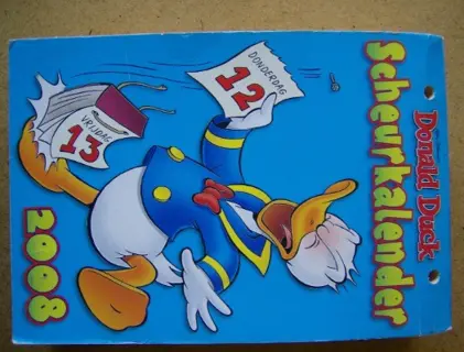 Donald duck scheurkalender 2008 adv6094