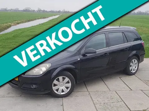 Opel Astra Wagon 1.8 St.wgn. 2005 Zwart Cosmo/Panorama/Leer/Airco!