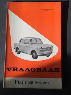 Vraagbaak Fiat 1100 R 1966 / 1967