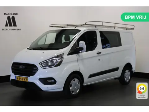 Ford Transit Custom 2.0 TDCI Dubbele Cabine - EURO 6 - Airco - Cruise - PDC - €13.900,- Excl.