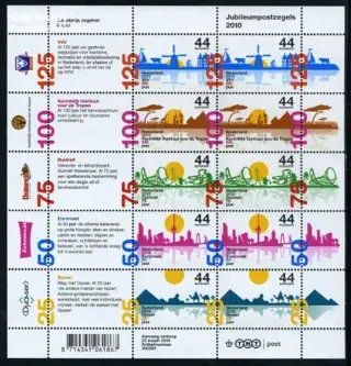 Jubileum postzegels (2010)