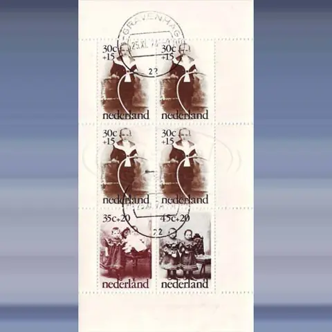 Kinderzegels (blok) (1974)