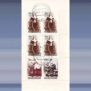 Kinderzegels (blok) (1974)