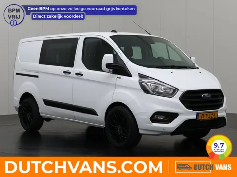 Ford Transit Custom 2.0TDCI Dubbele Cabine | 6-Persoons | Airco | Cruise | Trekhaak | Betimmering