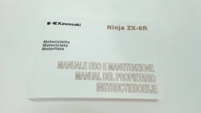 INSTRUCTIEBOEKJE Kawasaki ZX 6 R 2013 - 2015