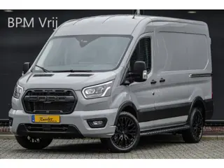 Ford Transit L2H2 | 130Pk A8 Aut. | Raptor Edition | 2x Schuifdeur | 360° Camera | Grey Matter | Nie
