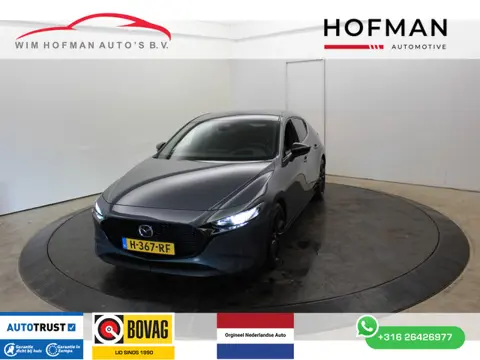 Mazda 3 2.0 e-SkyActiv-X M Hybrid 180 PKLuxury Trekh 360ºCamera Bose Vol Leder dodeh detec