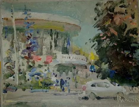 V Vlaskov 9 oilsketches