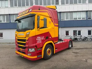 Scania R450 4X2 EURO 6 ADR SKIRTS DOUBLE TANK (bj 2017)