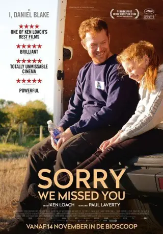 SORRY WE MISSED YOU filmposter.