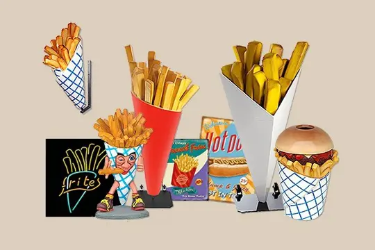 Polyester Patatzakken, Patatafvalbakken en Frietzakken