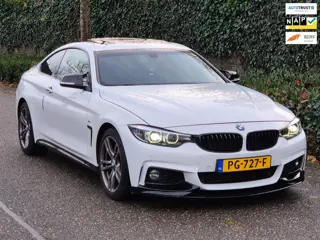 BMW 4-serie Coupé M Sprt Schuifdak Coupé Apple CarPlay Nap NL High Executive F33 M4 uitlaat Spoiler