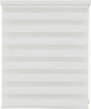 Duo Rolgordijn Lichtdoorlatend - Uni Wit