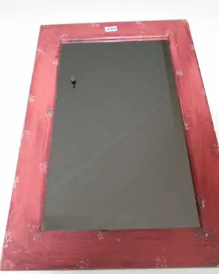 SPIEGEL ROOD VERWEERD effect 60X40 CM Nieuw