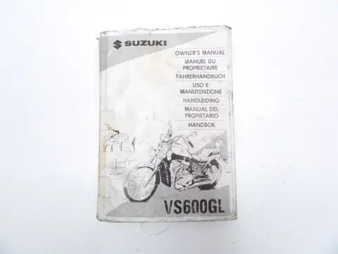 INSTRUCTIEBOEKJE Suzuki VS 800 Intruder 1992 - 2000