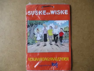 Suske en wiske verjaardagskalender adv7930