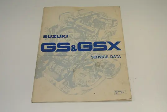 INSTRUCTIEBOEKJE Suzuki GS 1000 1970 - 2012