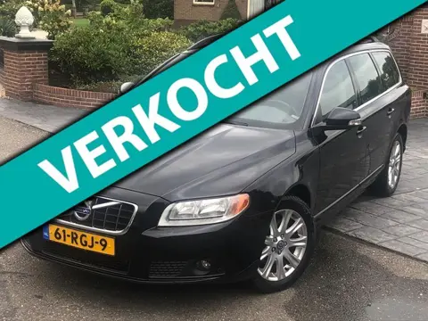 Volvo V70 2.0D Limited Edition 2011 Zwart ECC/LEDER/EX BPM!