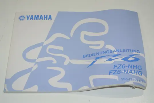INSTRUCTIEBOEKJE Yamaha FZ6 2004 - 2007