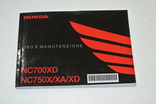 INSTRUCTIEBOEKJE Honda NC 700 X 2011 - 2015