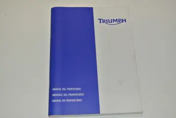 INSTRUCTIEBOEKJE Triumph Daytona 675 2006 - 2008