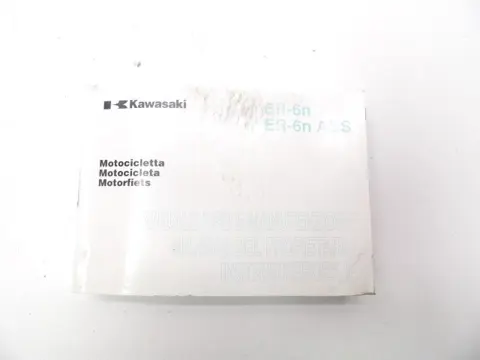 INSTRUCTIEBOEKJE Kawasaki ER 6 2005 - 2008