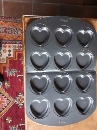 Bakvorm hartjes, wilton,