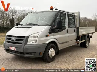 Ford Transit 350L 2.4 TDCI Ambiente EF Dubbel Cabine | € 4.650,- NETTO! | Dubbel Lucht | Open Laadba