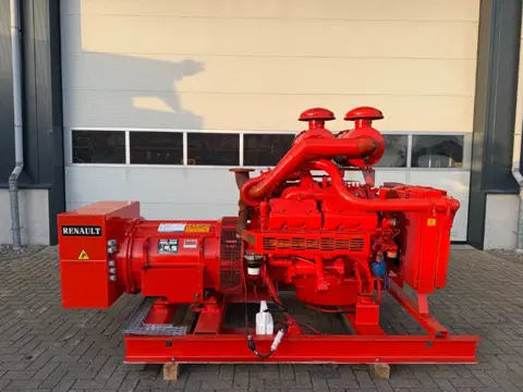 Renault Unelec 315 kVA Noodstroom generatorset ex Emergency as New ! 14 test hours !