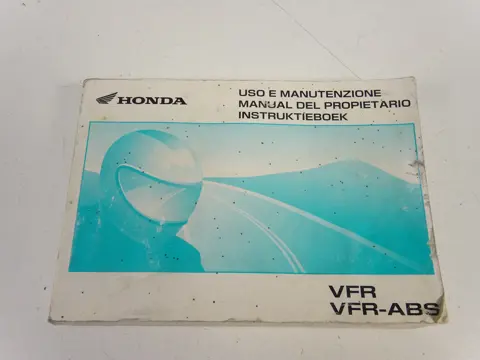 INSTRUCTIEBOEKJE Honda VFR 800 I 2002 - 2013