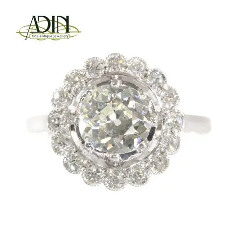 Vintage diamanten verlovingsring