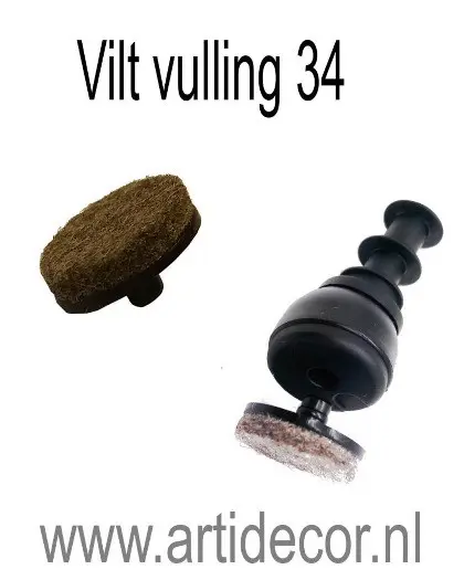 Vilt vulling 34